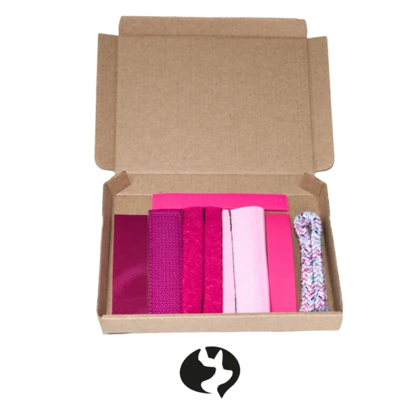 Friesenhund Fährtenbox Pinke Spur mit Logo