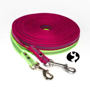 10m Anti-Rutsch Fährtenleine 12mm mit Baumwolltouch (weich)