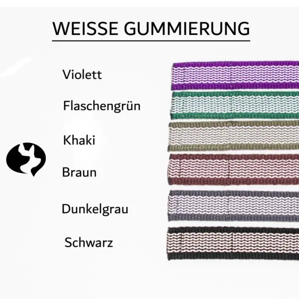 10m Anti-Rutsch Fährtenleine 20mm mit Baumwolltouch (weich) – Bild 4