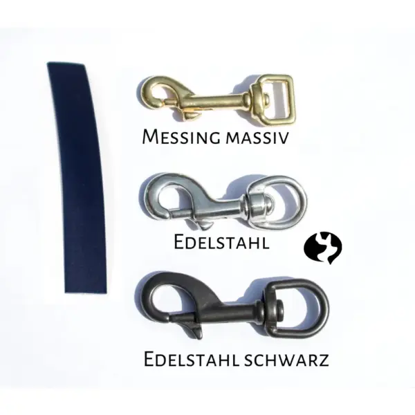 10m Fährtenleine Biothane Beta Standard 16mm Karabinerübersicht