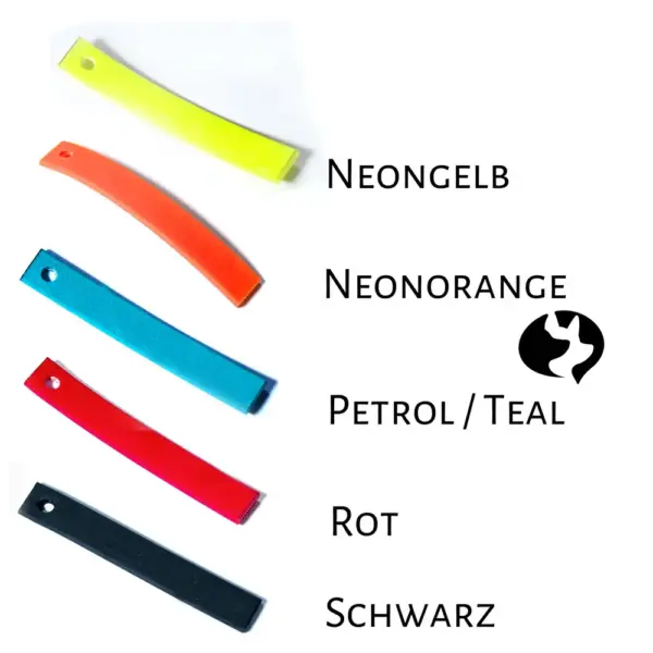 10m Fährtenleine Biothane SuperFlex 9mm Farbtafel 2