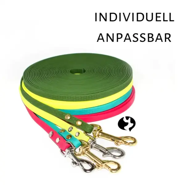 10m Fährtenleine 10mm aus wasserfestem Gurtband Hexa Produktbild