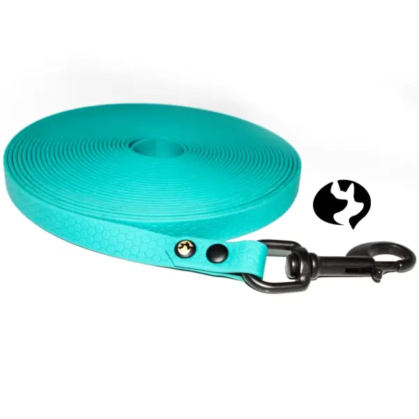 10m Fährtenleine 16mm aus wasserfestem Gurtband Hexa – Bild 3