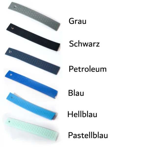 10m Fährtenleine 16mm aus wasserfestem Gurtband Hexa Farbtafel 1