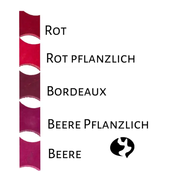 5m Fährtenleine aus geflochtenem Fettleder in 10mm Farbtafel 8