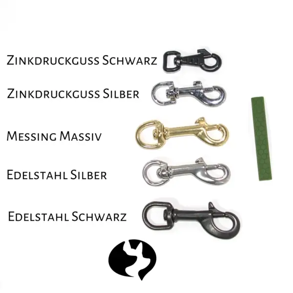 10m Fährtenleine 10mm aus wasserfestem Gurtband Hexa – Bild 2