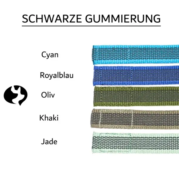 Farbtafel 2 - Kurzführer 12mm mit Baumwolltouch ab 25cm