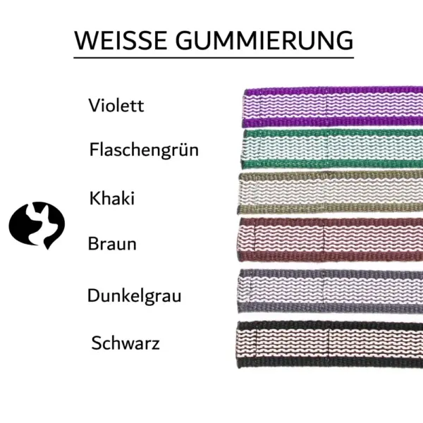 Farbtafel 4 Kurzführer 20mm mit Baumwolltouch ab 25cm