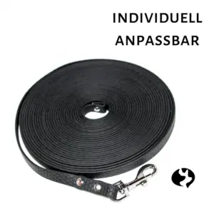 10m Fährtenleine 13mm aus wasserfestem Gurtband Hexa