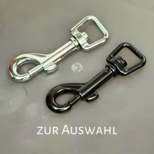 10m Hexa-Fährtenleine 16mm mit Zinkdruckguss