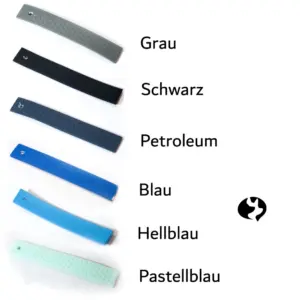 1,5m Hexa-Führleine 16mm mit Zinkdruckguss