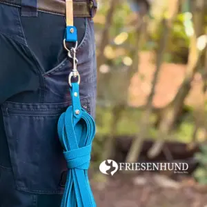 Friesenhund Leinenhalter mit Gürtelclip