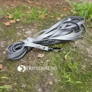 10m Hexa-Fährtenleine 16mm mit Alu-Sicherheitskarabiner
