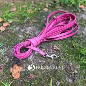 10m Biothane-Fährtenleine 13mm mit Edelstahl
