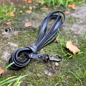 5m Hexa-Fährtenleine 13mm mit Alu-Sicherheitskarabiner